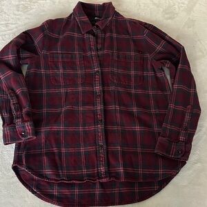 Madewell Plaid Flannel Shirt
